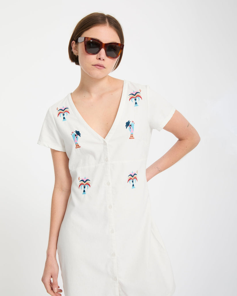Bruno Lucas Shirt Dress - Off White