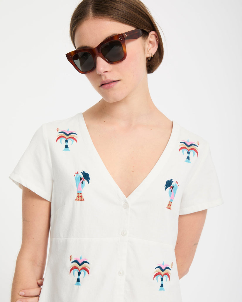Bruno Lucas Shirt Dress - Off White