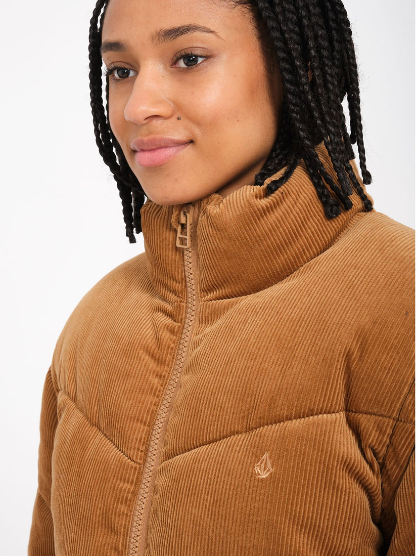 Veste doudoune Cord'N Puff - VINTAGE BROWN