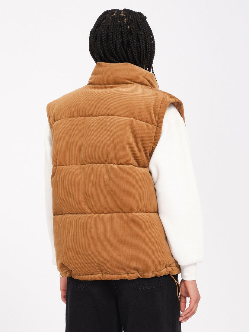 Veste doudoune Cord'N Puff - VINTAGE BROWN