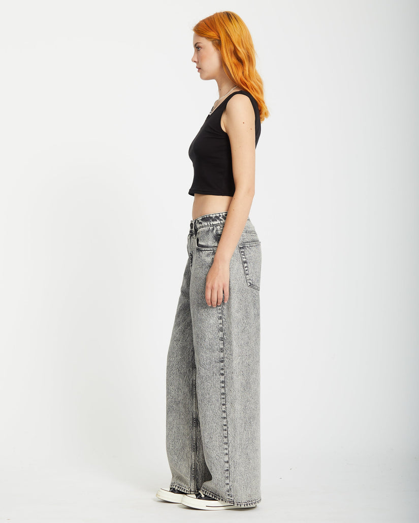 Pantalon Beeggy Denim - GREY VINTAGE