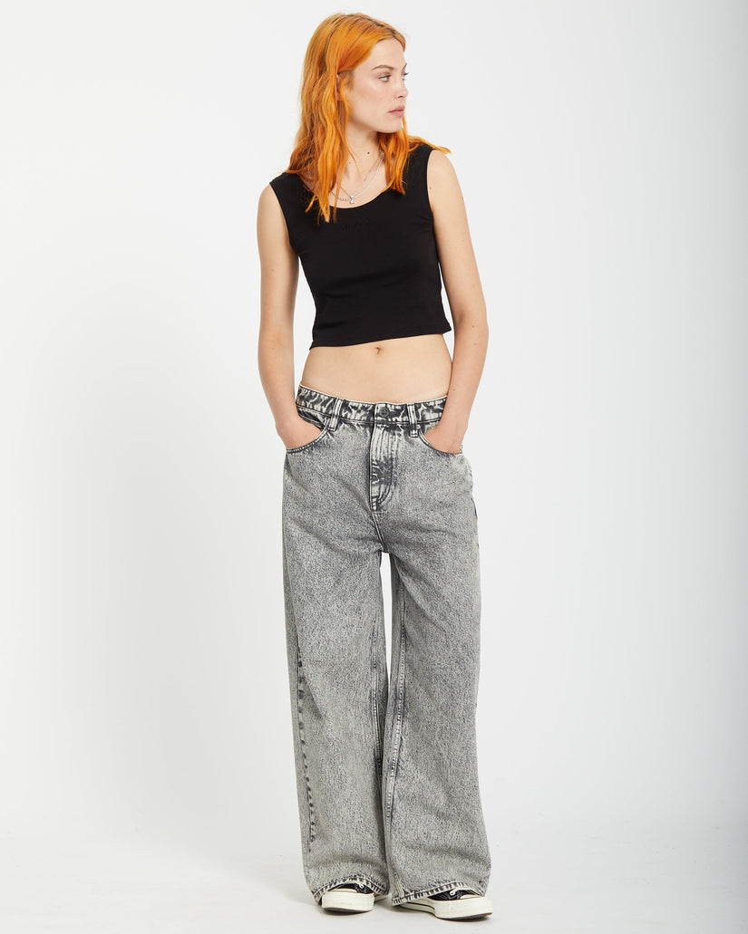 Pantalon Beeggy Denim - GREY VINTAGE