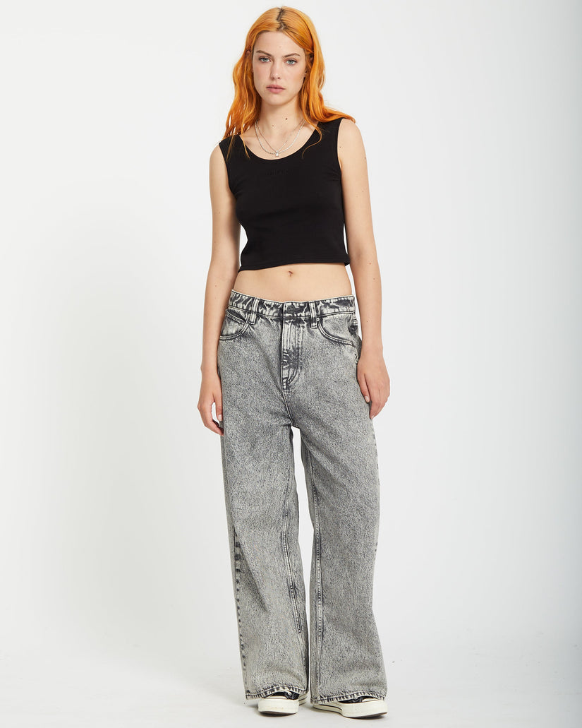 Pantalon Beeggy Denim - GREY VINTAGE