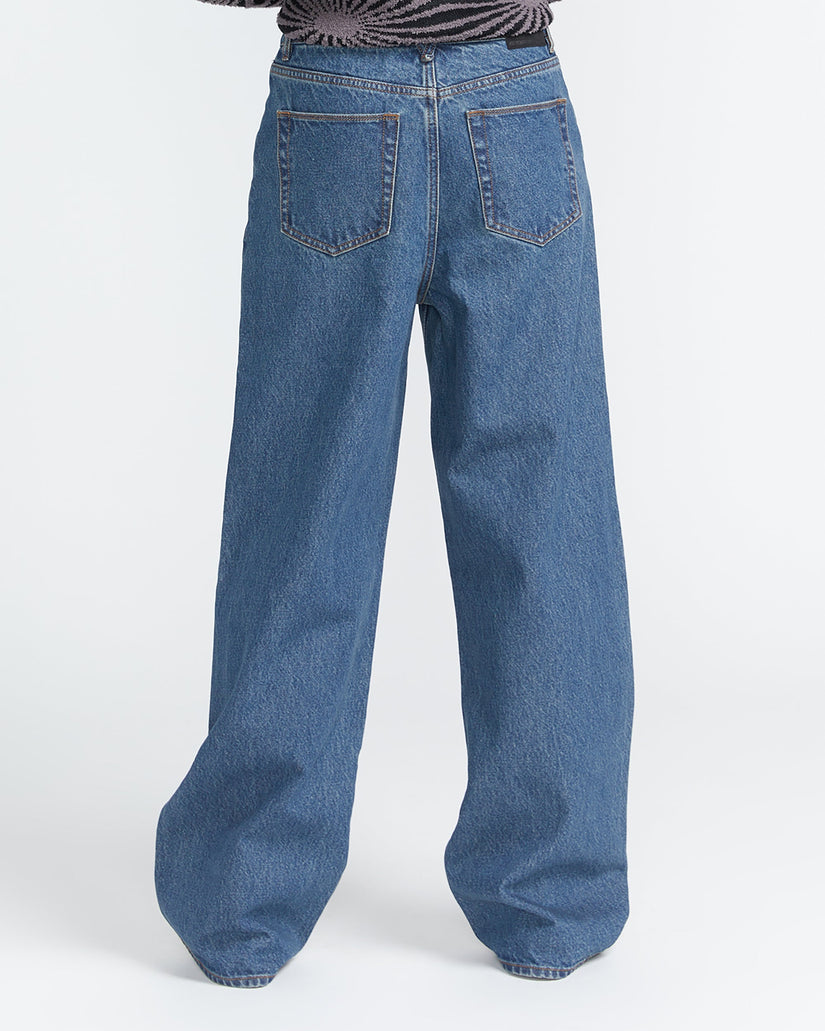Jean Stoned High Rise - Indigo Ridge Wash