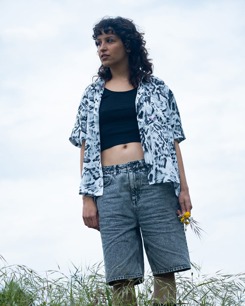 Short Denim Beeggy - GREY VINTAGE