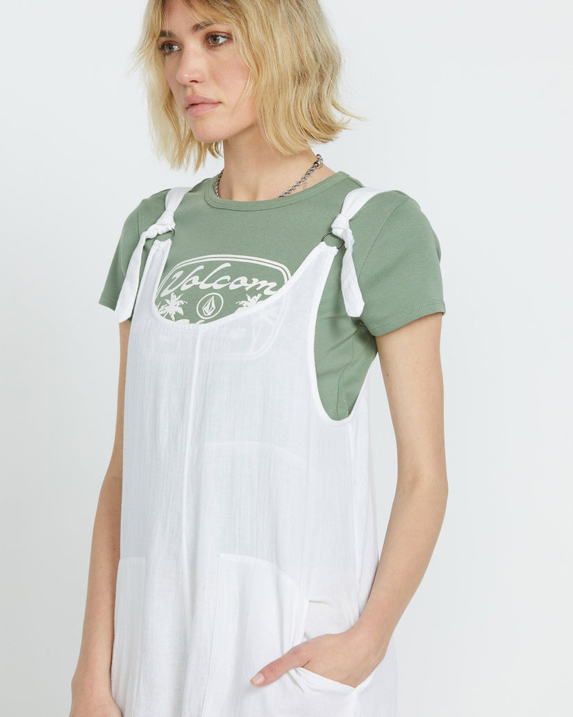 Combishort Lil Tie Strap - WHITE