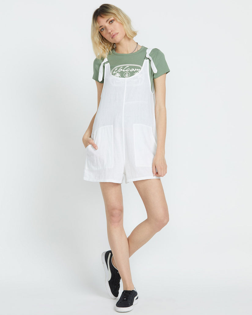 Combishort Lil Tie Strap - WHITE