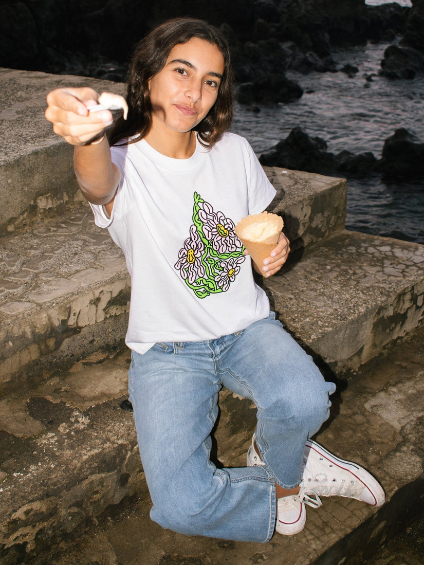 T-Shirt Radical Daze - WHITE