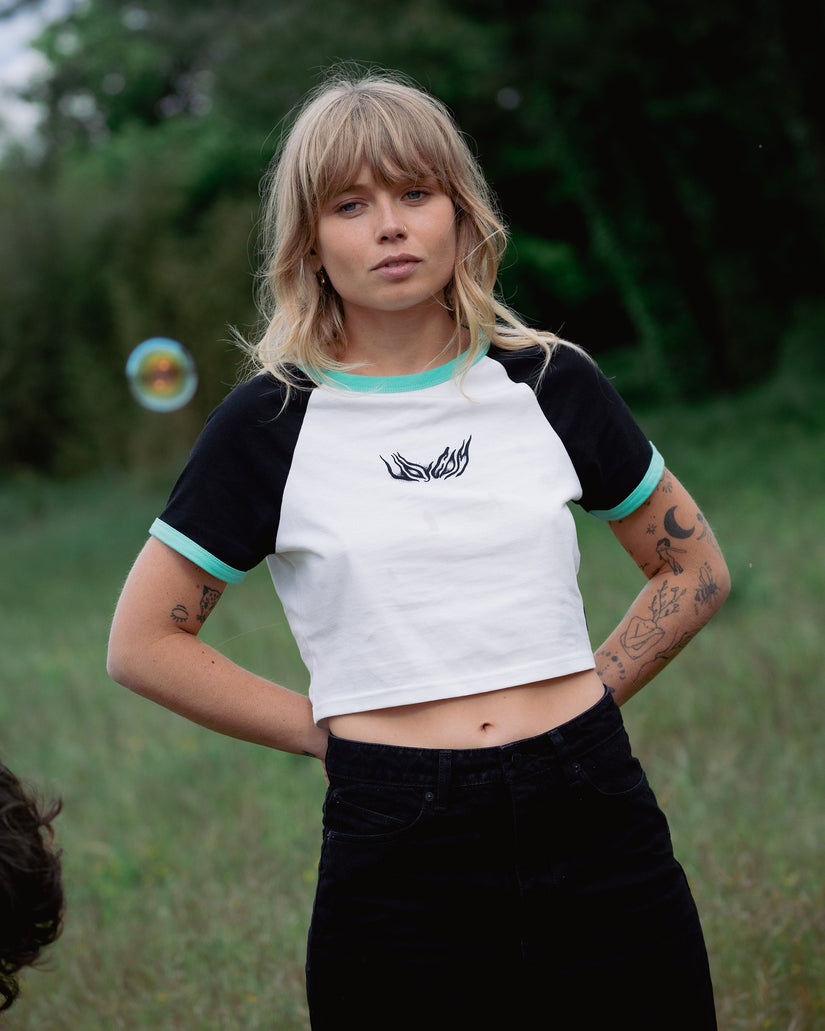 T-shirt Alix 2 - BLACK WHITE