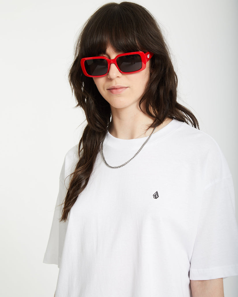 T-Shirt Stone Blanks Up - White