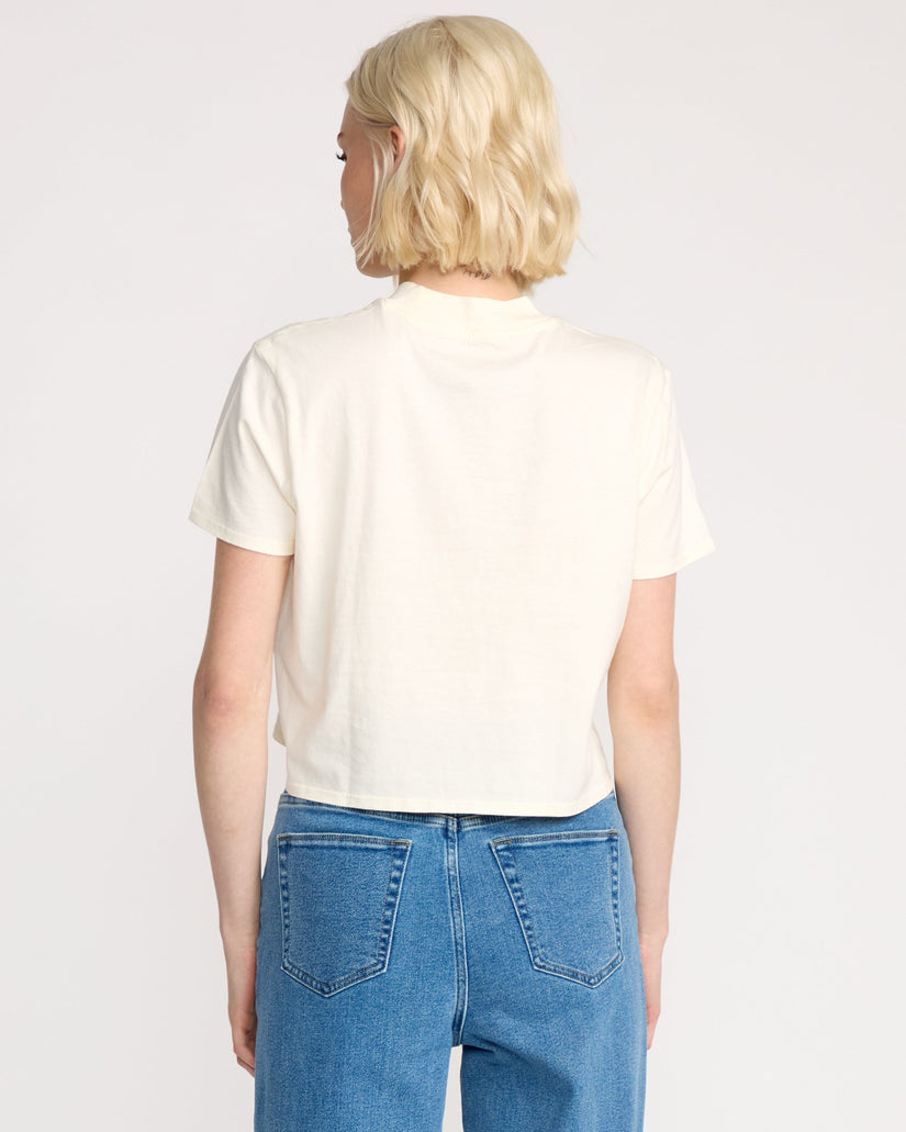 T-Shirt Dial Crop - Bone