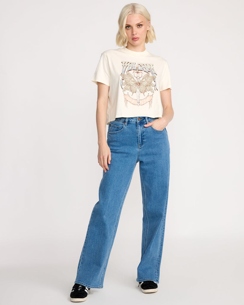 T-Shirt Dial Crop - Bone