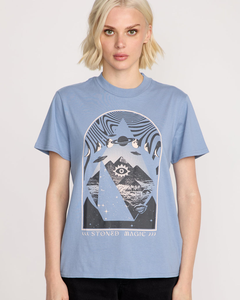 T-Shirt Lock It Up - Carolina Blue