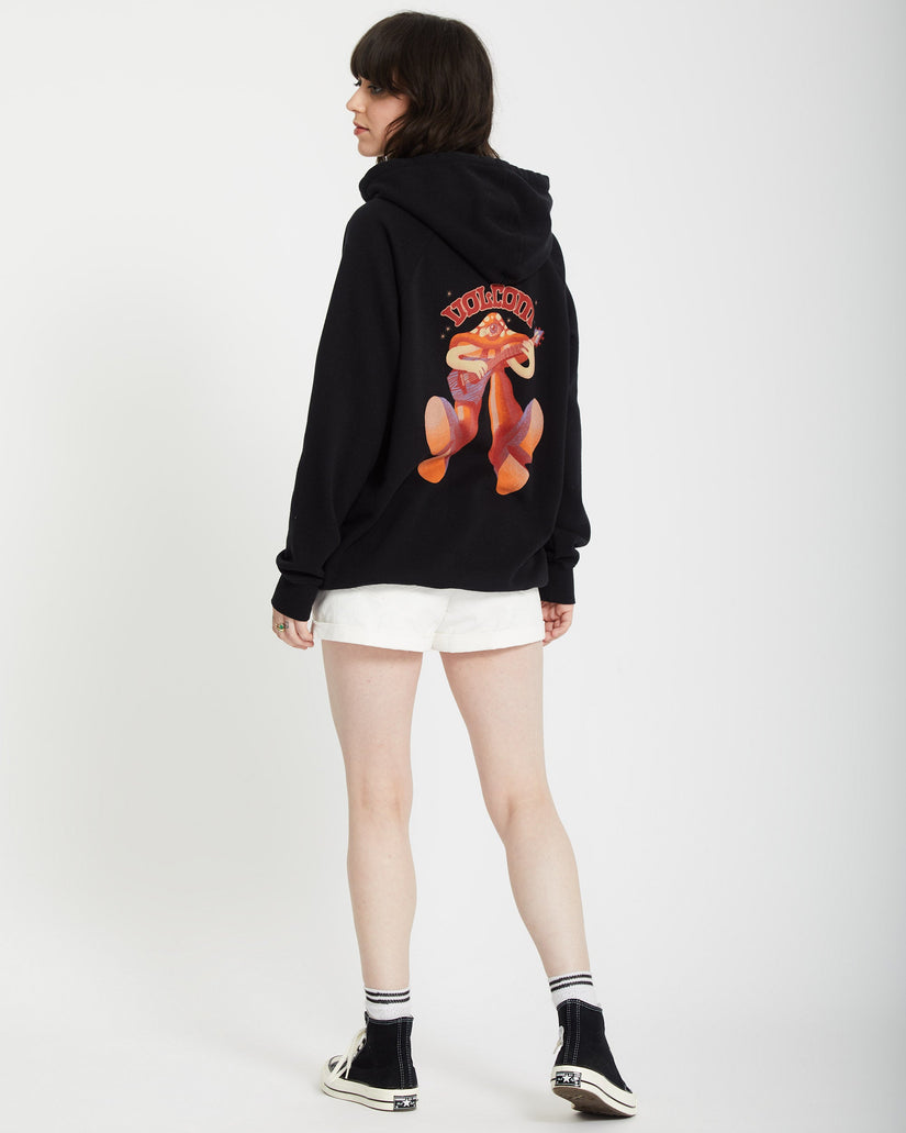 Sweat à Capuche Truly Stoked - BLACK