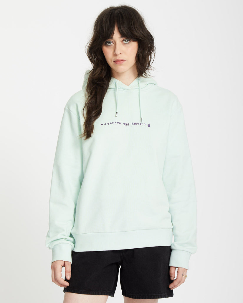 Sweat à Capuche Flowish - CLOUD BLUE
