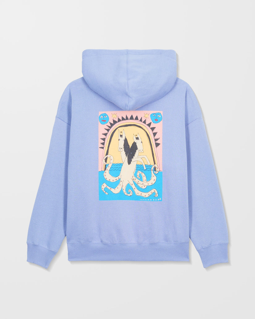 Sweat À Capuche Moove On - Carolina Blue