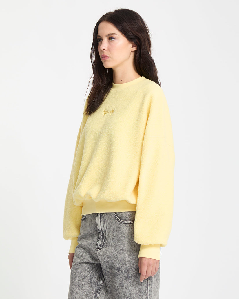 Sweatshirt Sherpa Piou - Dawn Yellow