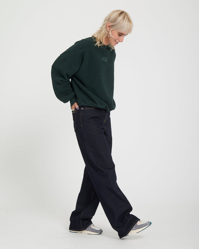 Piou Sherpa Sweatshirt - Scarab