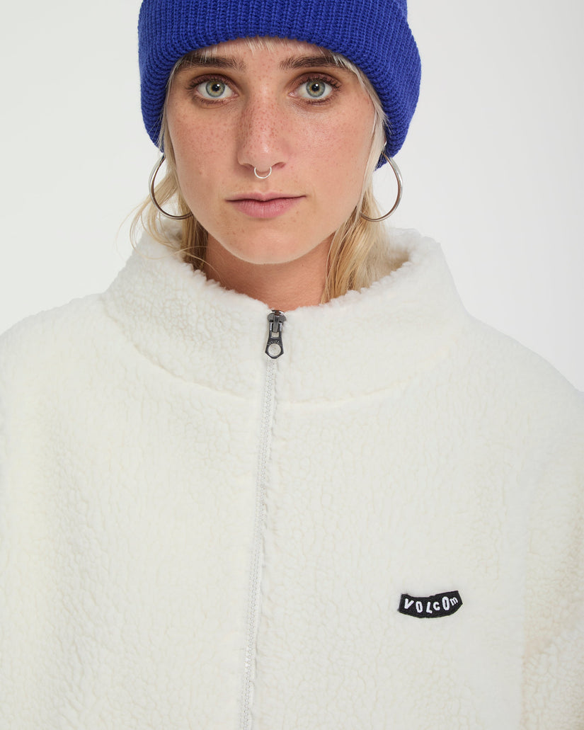 Wylding Out Sherpa Jacket - Off White