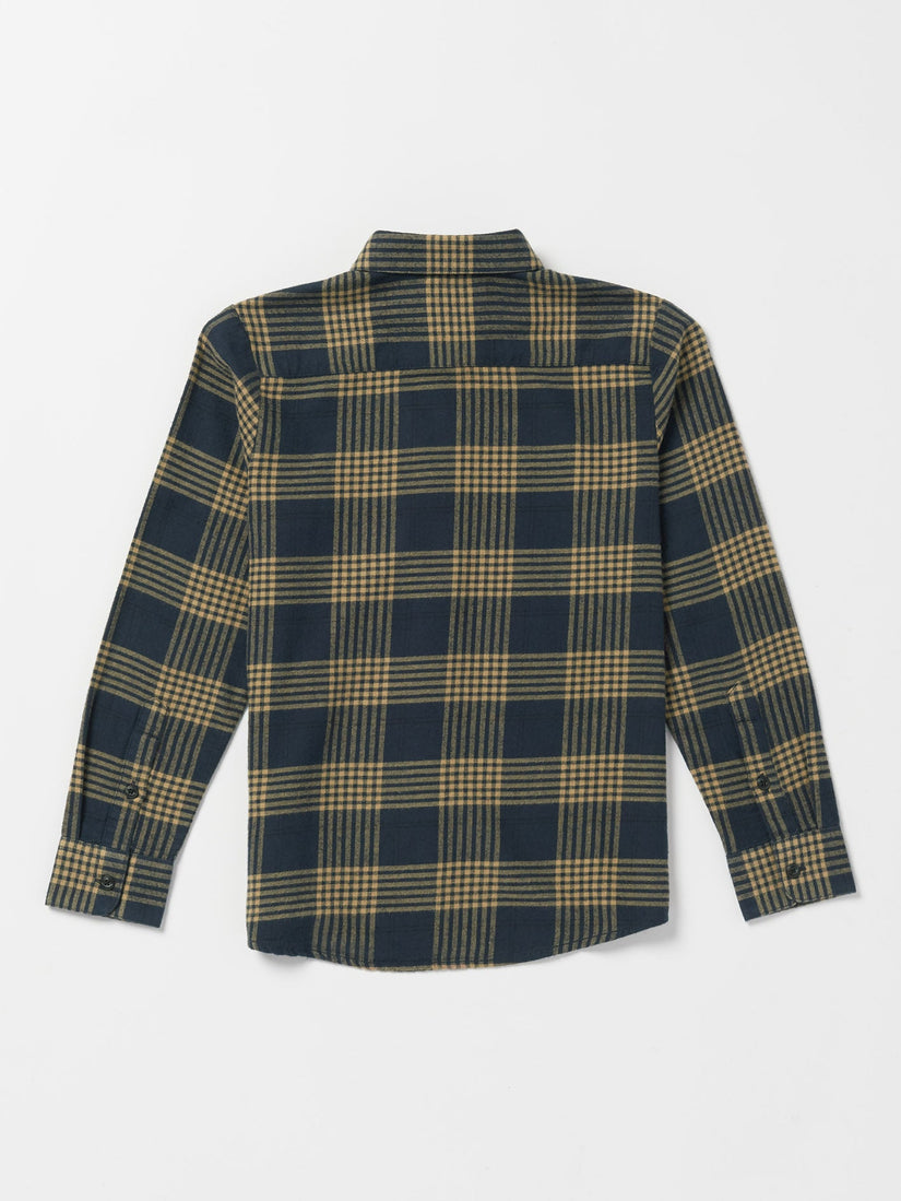 CADEN PLAID LS (C0532303_NVY) [B]