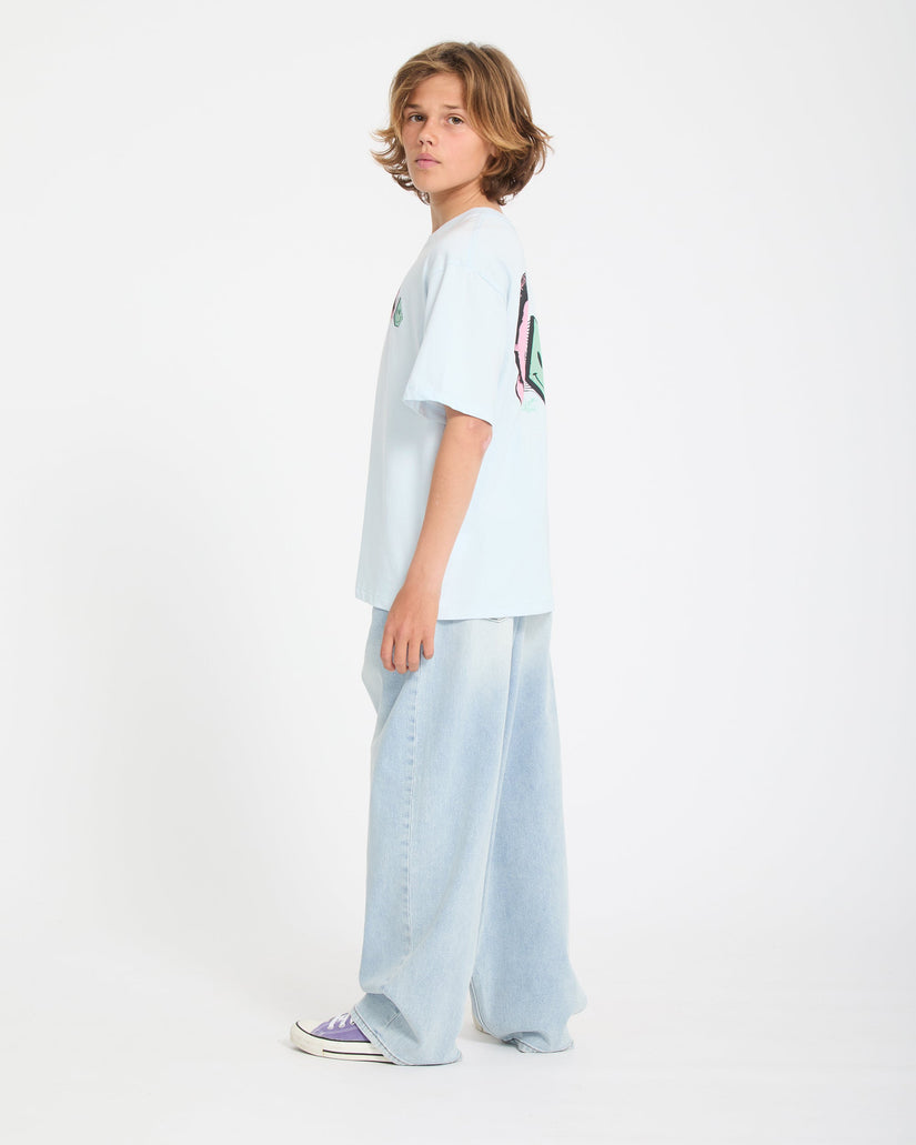 Aura T-Shirt - Light Blue Acid - (KIDS)