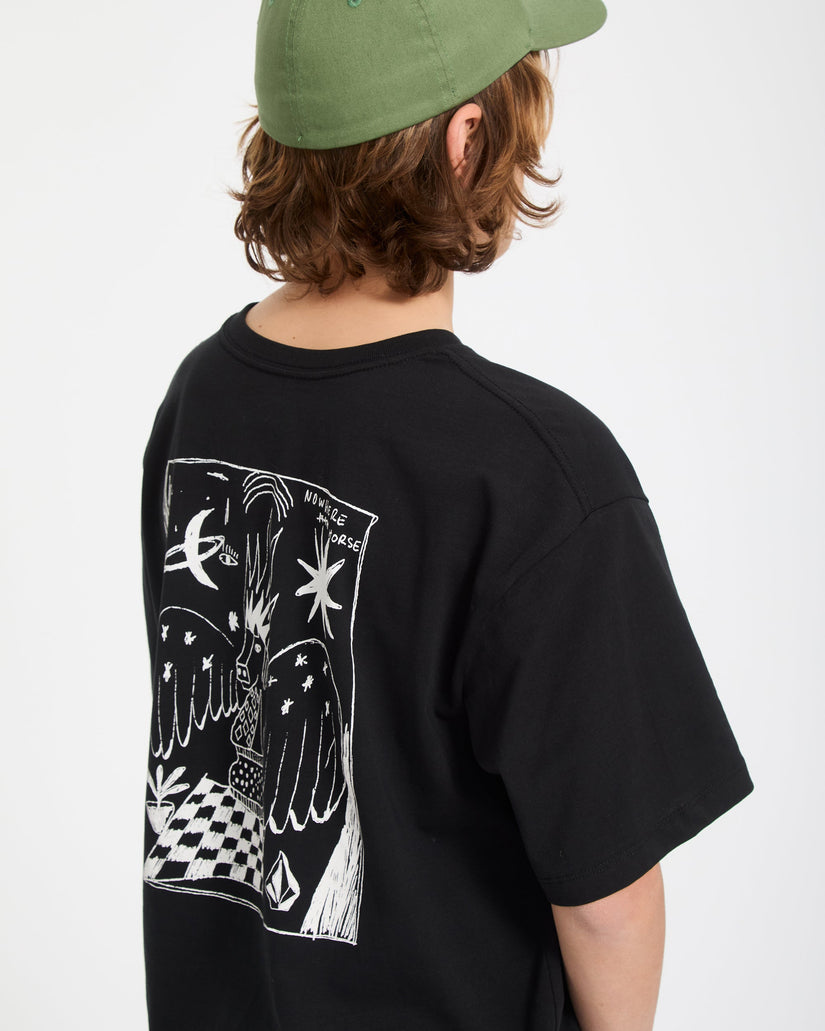 Nowhere T-Shirt - Black - (KIDS)