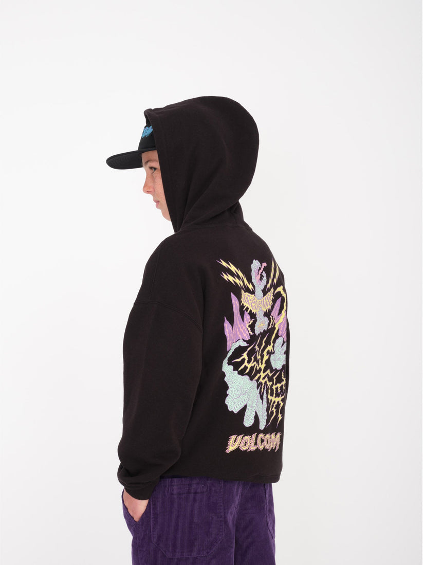 Tetsunori Hoodie - BLACK  - (KIDS) (C4112430_BLK) [2]