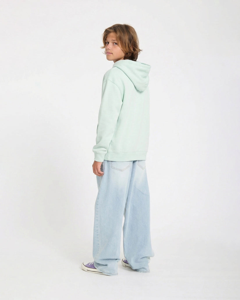 Single Stone Hoodie - Pale Aqua - (KIDS)