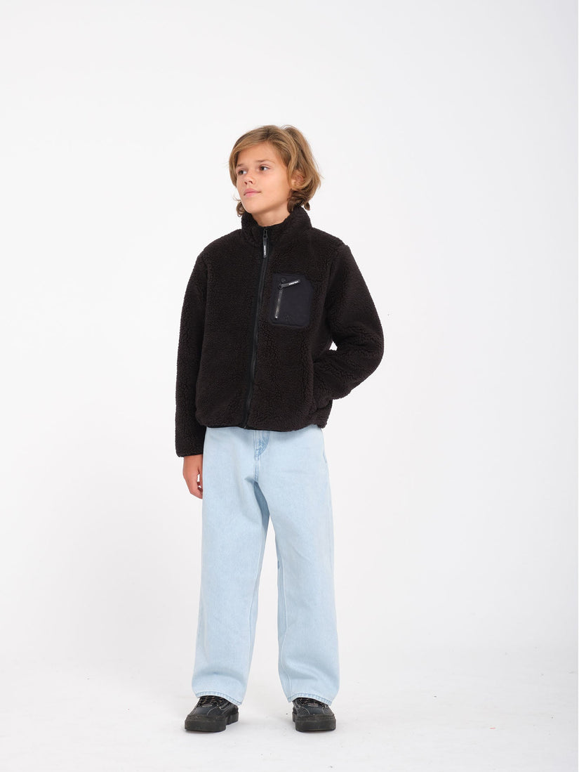Sweat zippé Muzzer Fuzzar - BLACK - (ENFANT)