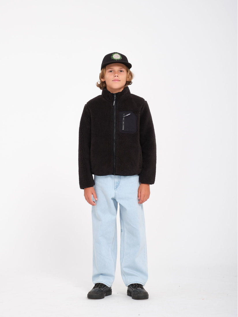 Sweat zippé Muzzer Fuzzar - BLACK - (ENFANT)