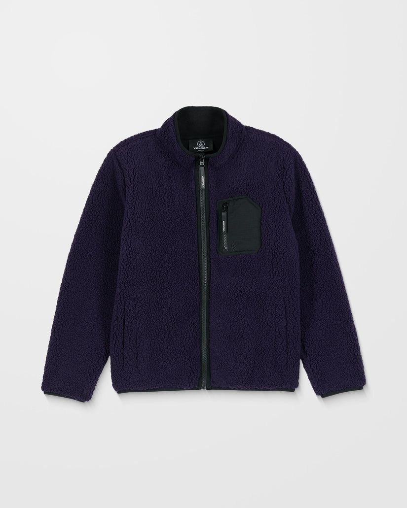 Sweat Zippé Muzzer Fuzzar - Dark Purple - (ENFANT)