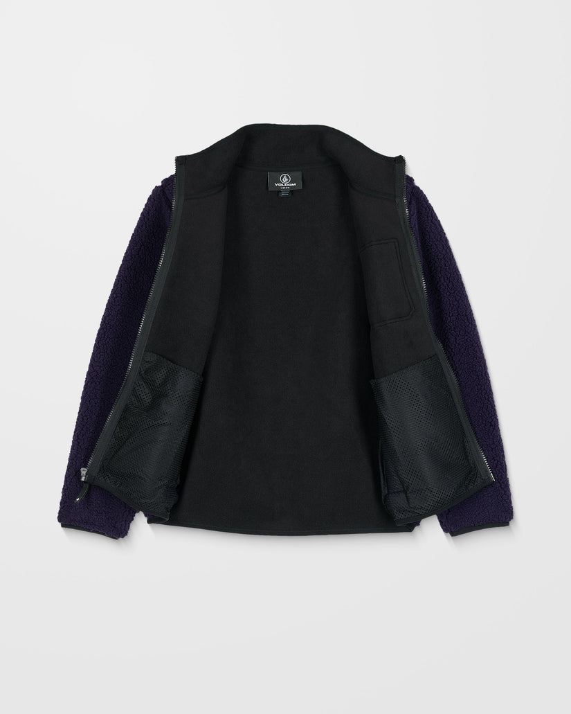 Sweat Zippé Muzzer Fuzzar - Dark Purple - (ENFANT)