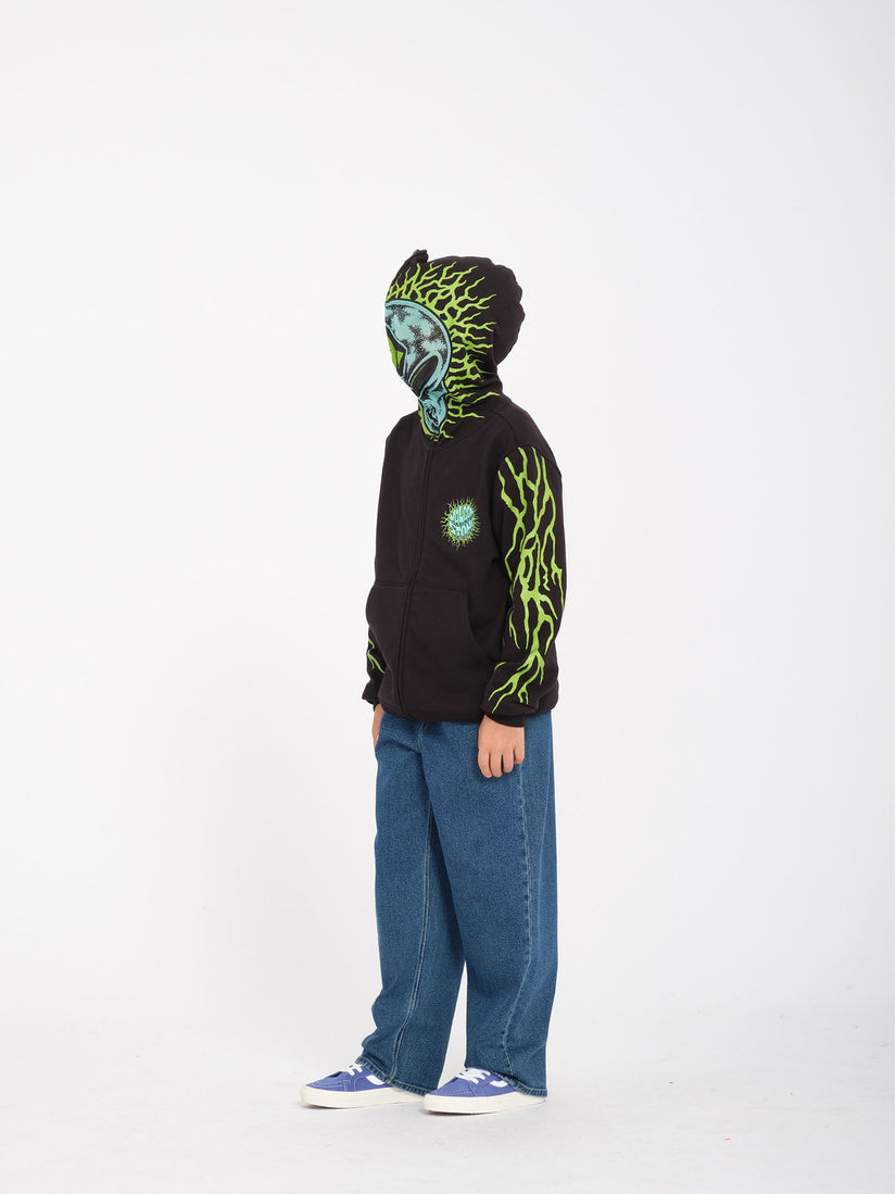 Sweat à capuche zippé Alien - BLACK - (ENFANT)