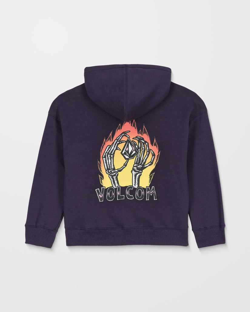 Sweat À Capuche Zippé Watanite - Dark Purple - (ENFANT)