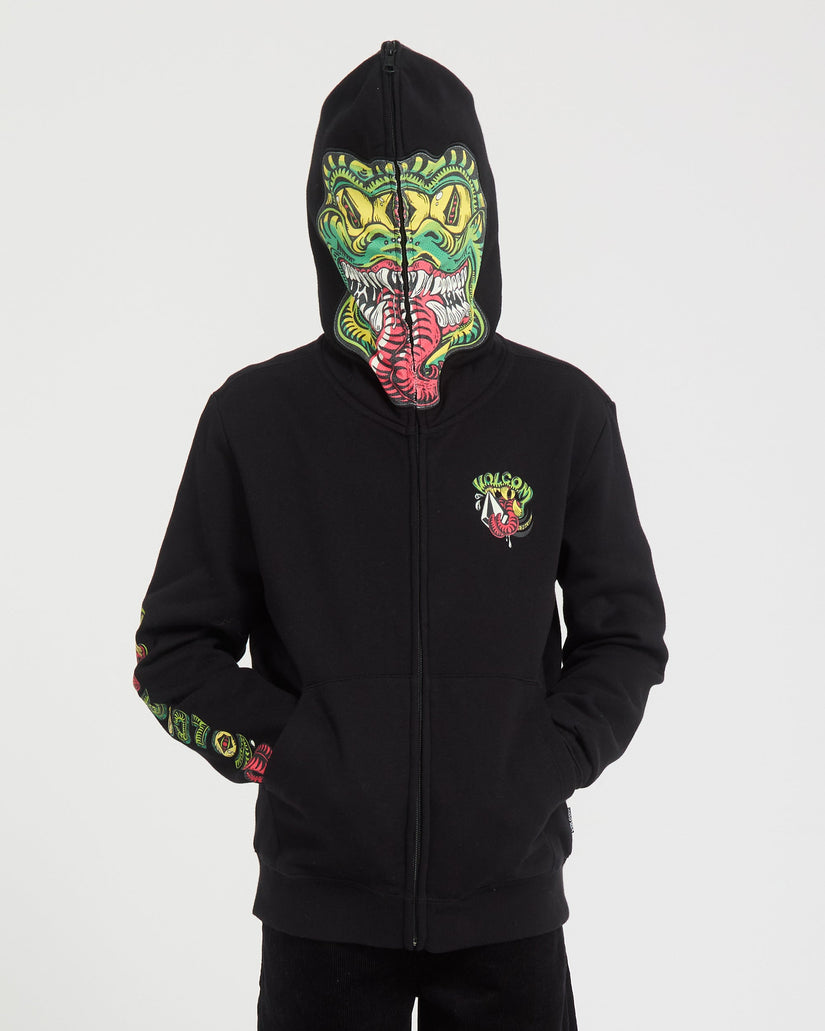 Snaky Full Zip Hoodie - Black - (KIDS)