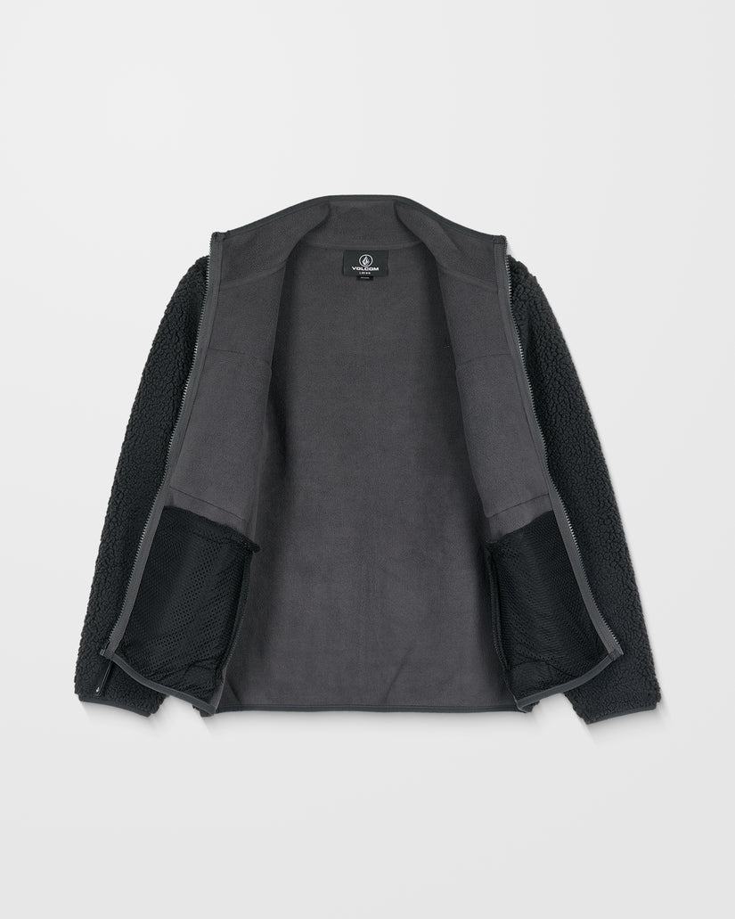 Sweat Polaire Zippé Storm Stone - Asphalt Black - (ENFANT)