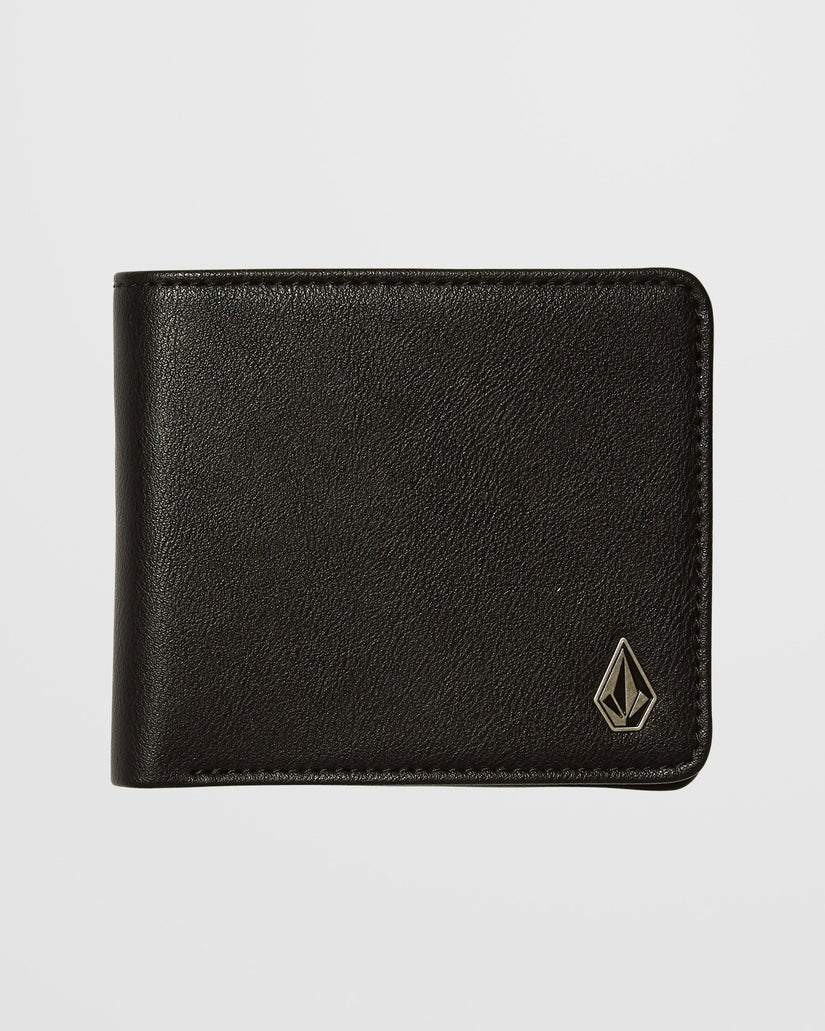 Portefeuille Slim Stone S - BLACK