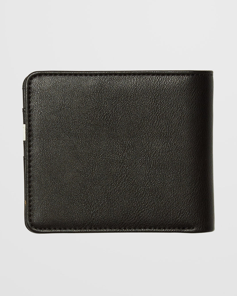 Portefeuille Slim Stone L - BLACK