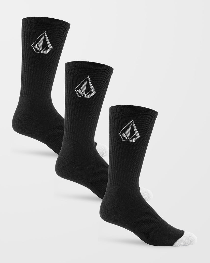 Chaussettes Full Stone (3 Paires) - Black