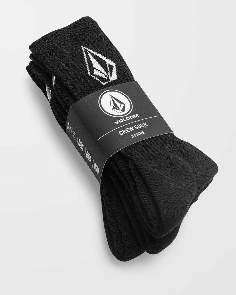 Chaussettes Full Stone (3 Paires) - Black