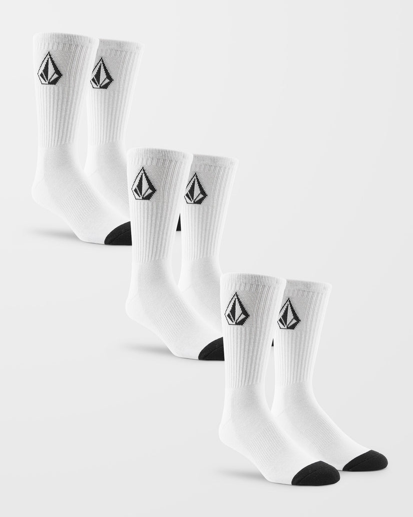 Chaussettes Full Stone (3 Paires) - White