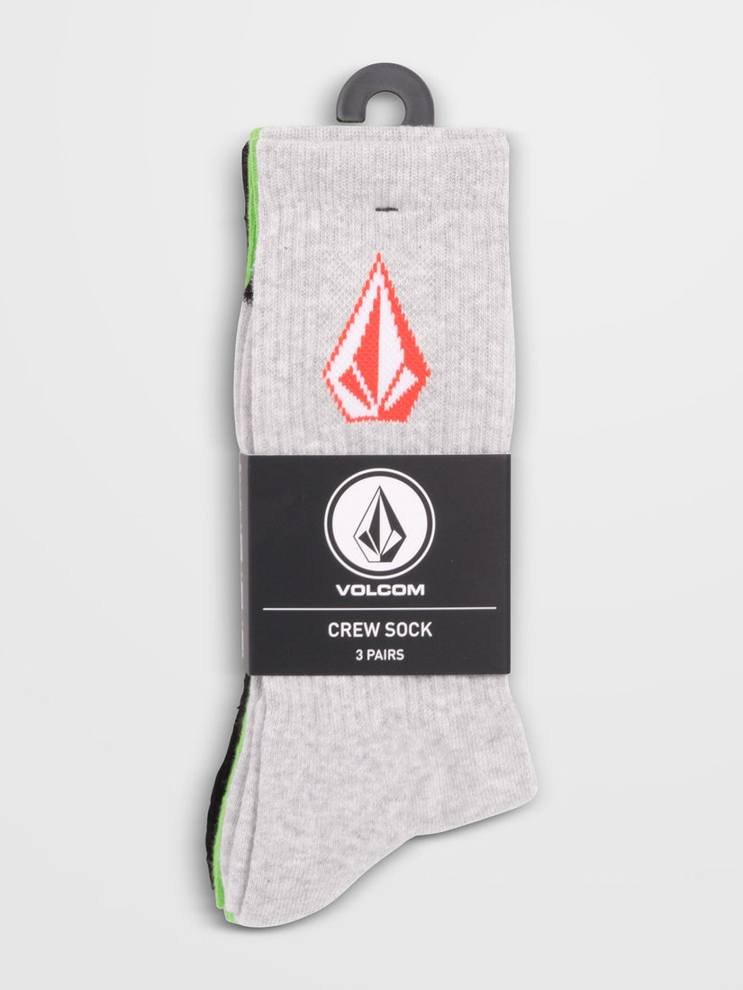 Chaussettes Full Stone (Pack de 3) - ELECTRIC GREEN