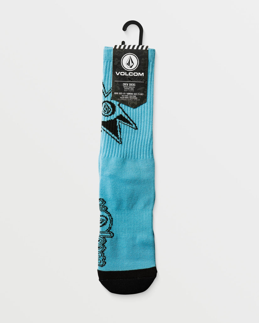 Chaussettes Volcom Ent - RESIN BLUE
