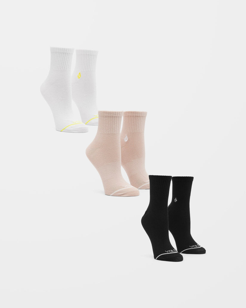 Chaussettes The new Crew (3 Paires) - ASSORTED COLORS