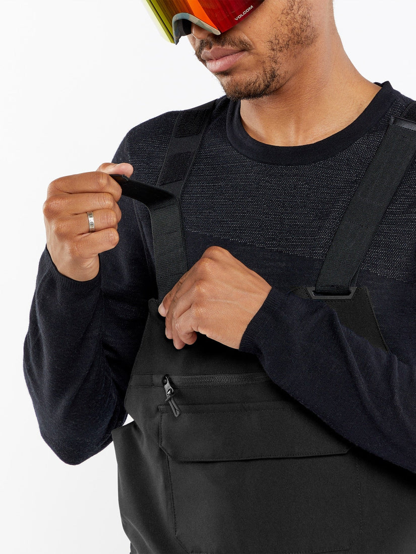 Roan Bib Overall - BLACK