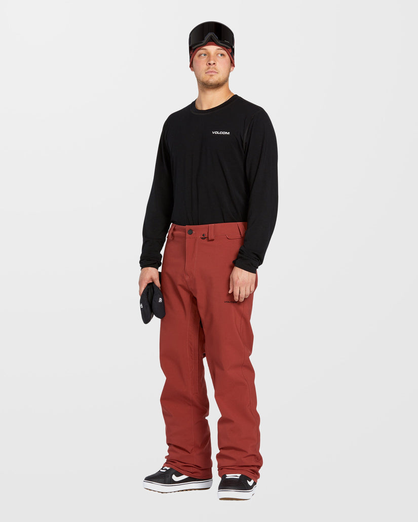Freakin Snow Chino Trousers - Redwood