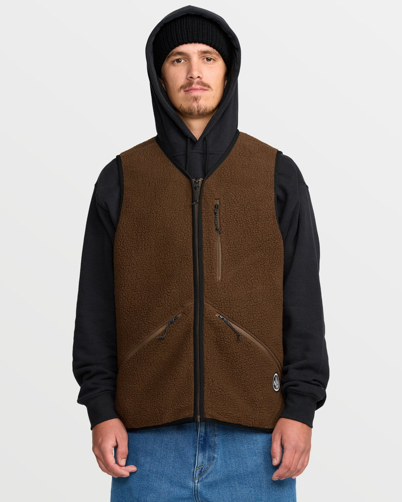 Veste sans manches Snowdrift - Brown