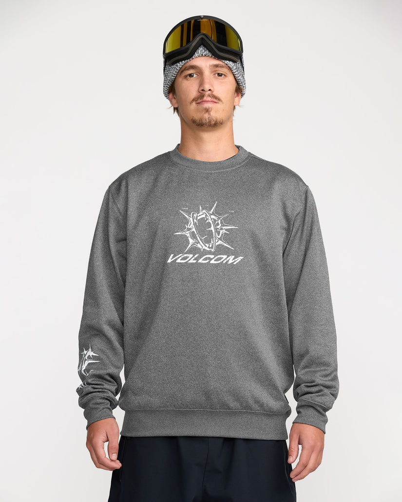 Sweat en molleton Hydro - Heather Black