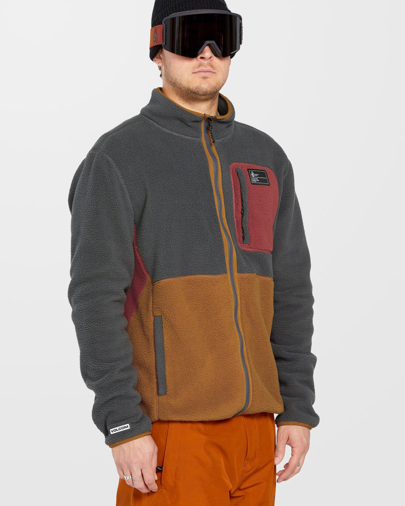 Fleecer Full Zip Jacket - Charcoal