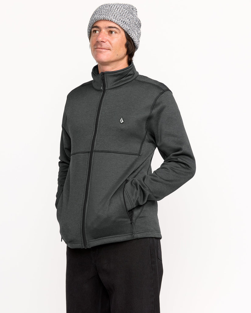 Sweat zippé en molleton Snowbound - Black
